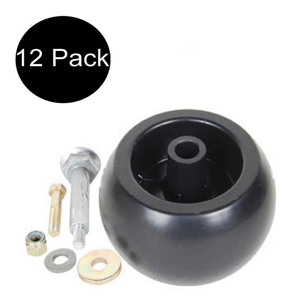 103-4051 Qty 12: 5" x 3.25" Wheel Deck Kit Fits Exmark Lazer Z AC Lazer Z AS