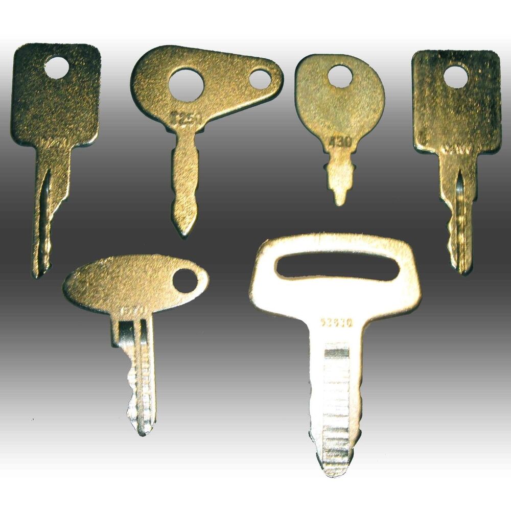 Ignition Key Set (8 Keys) Fits Vermeer Heavy Equipment / Construction
