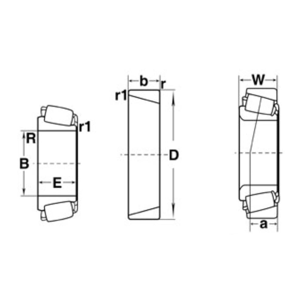 Cone Bearing Fits Allis Chalmers Replaces 70225608
