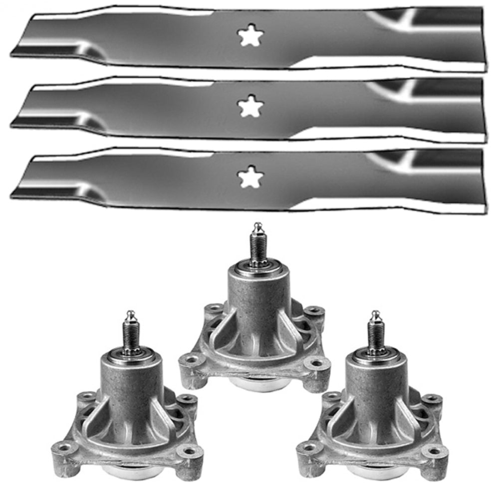 173921 48" Mower Deck Blade & Spindle Kit Fits AYP