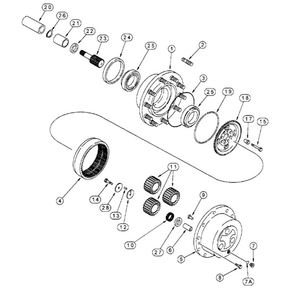 Sun Gear Fits Case/International Harvester Replaces 175979A1