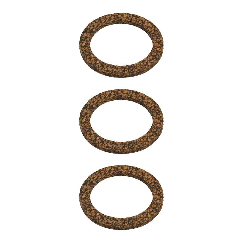 Set of Three Cork Fuel Bowl Gaskets 70208362 Fits Allis Chalmers L886T Fits JD