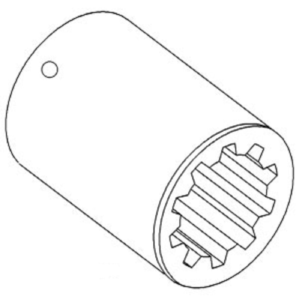Hydraulic Lift Pump Coupling Fits Massey Ferguson Replaces 180926M1