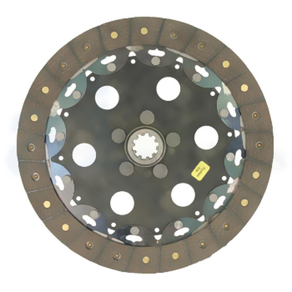 M182841 11" Transmission Disc, Woven, w/-1/8" 10 Spline Hub-Fits Massey Ferguson