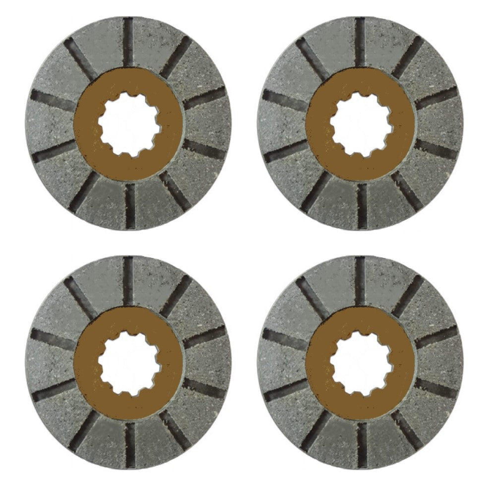 Qty 4: Bonded Brake Disc Fits John Deere Replaces AM852T