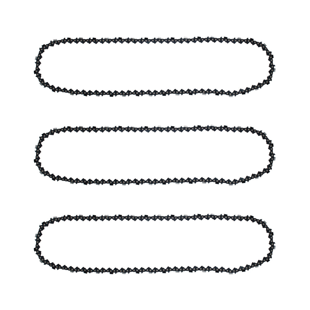 501841781 Qty 3: 20" Semi Chisel Chainsaw Chain Fits Husqvarna