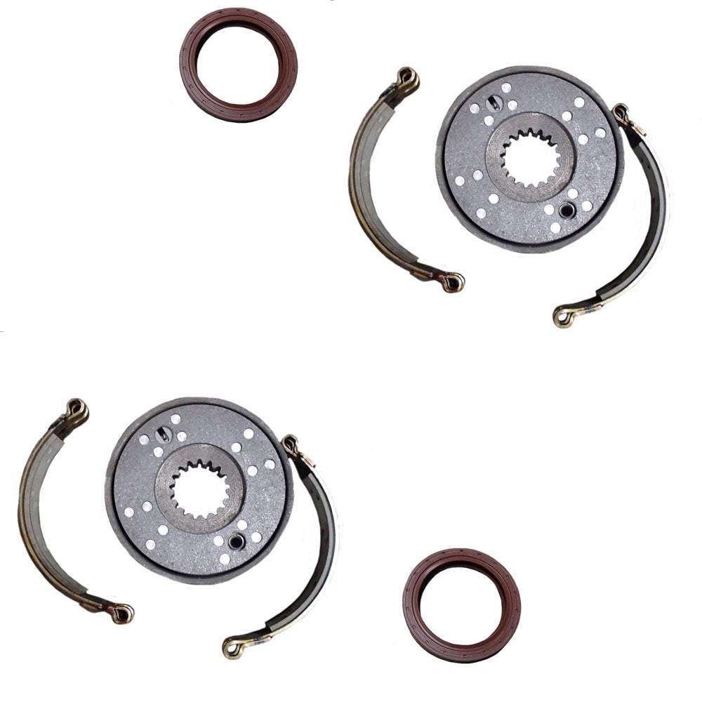Qty 2: Brake Pack Assembly with Oil Seal Fits Case/International Harvester