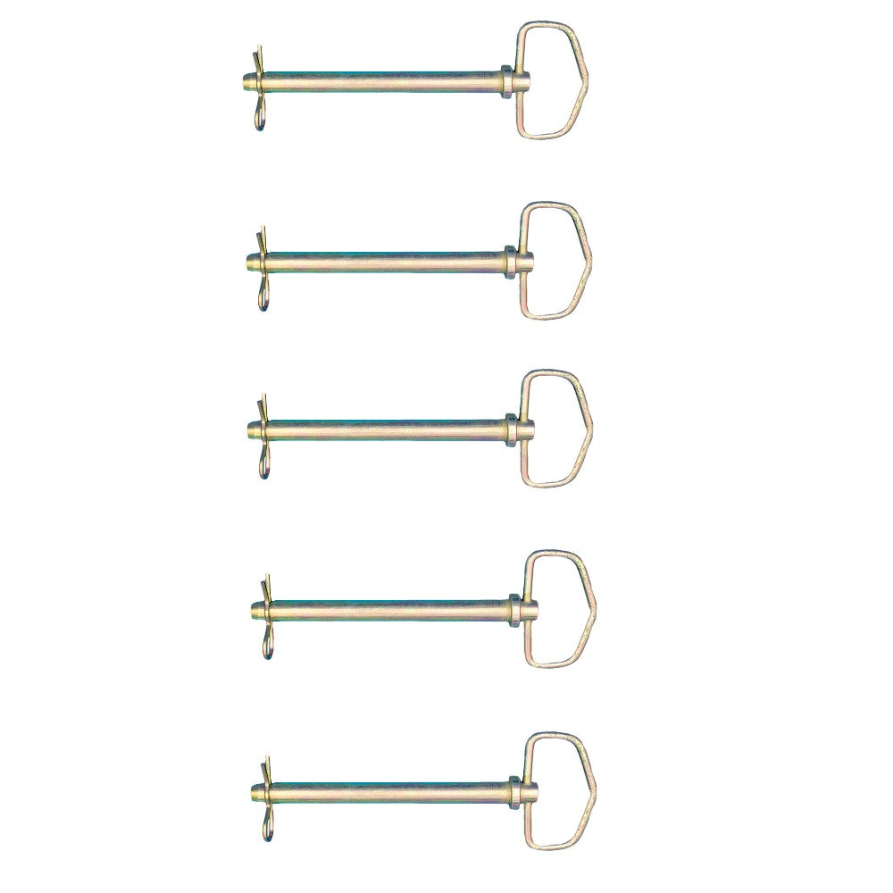 Qty 5: Hitch Pins with cotter pins 5/8 x 6 1/4 Fits Universal Products