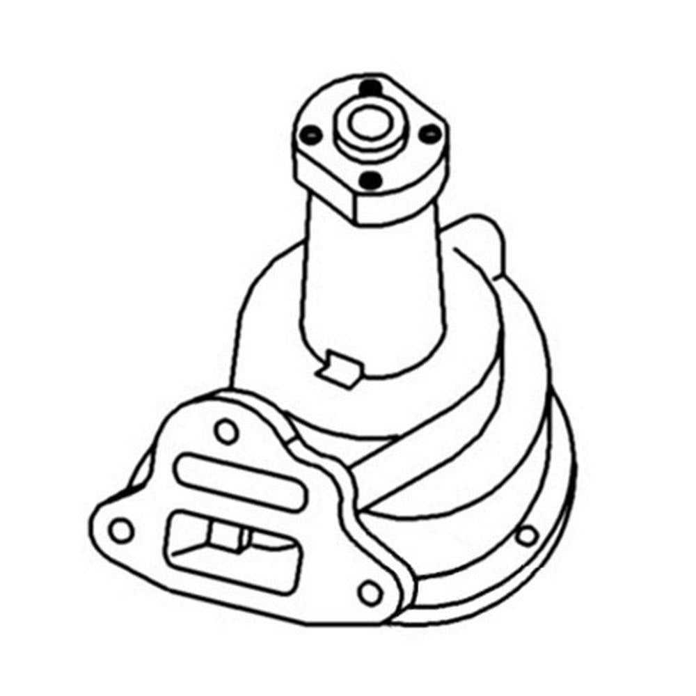 Water Pump Fits Case S SC SC-3 SC-4 SI SO A48361 A48361-R 110166 2540AA
