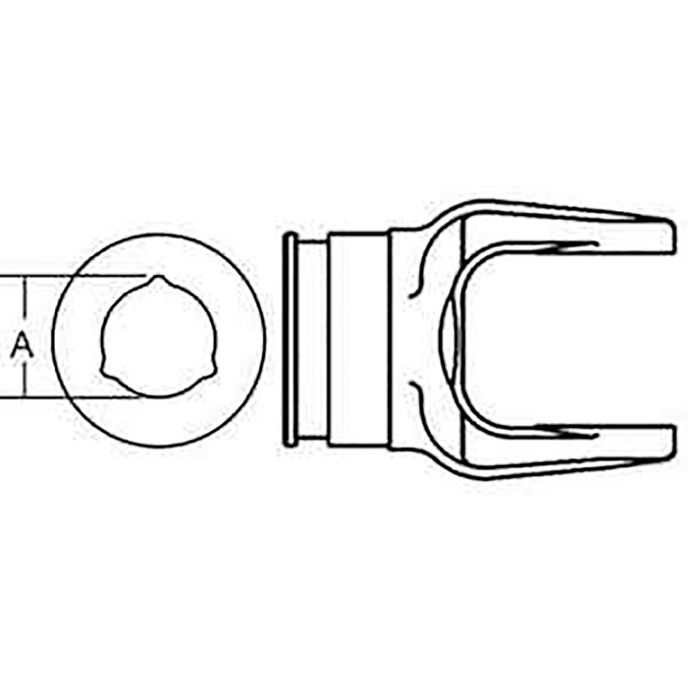 279521 - Outer Tube Yoke (Size 5)