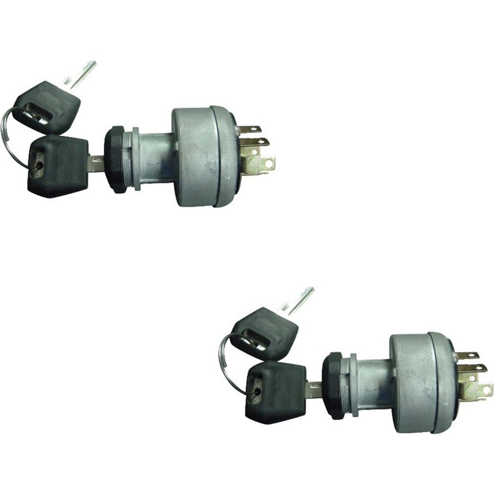 Qty 2: Ignition Switch w/ 2 Keys Fits John Deere Replaces AR58126