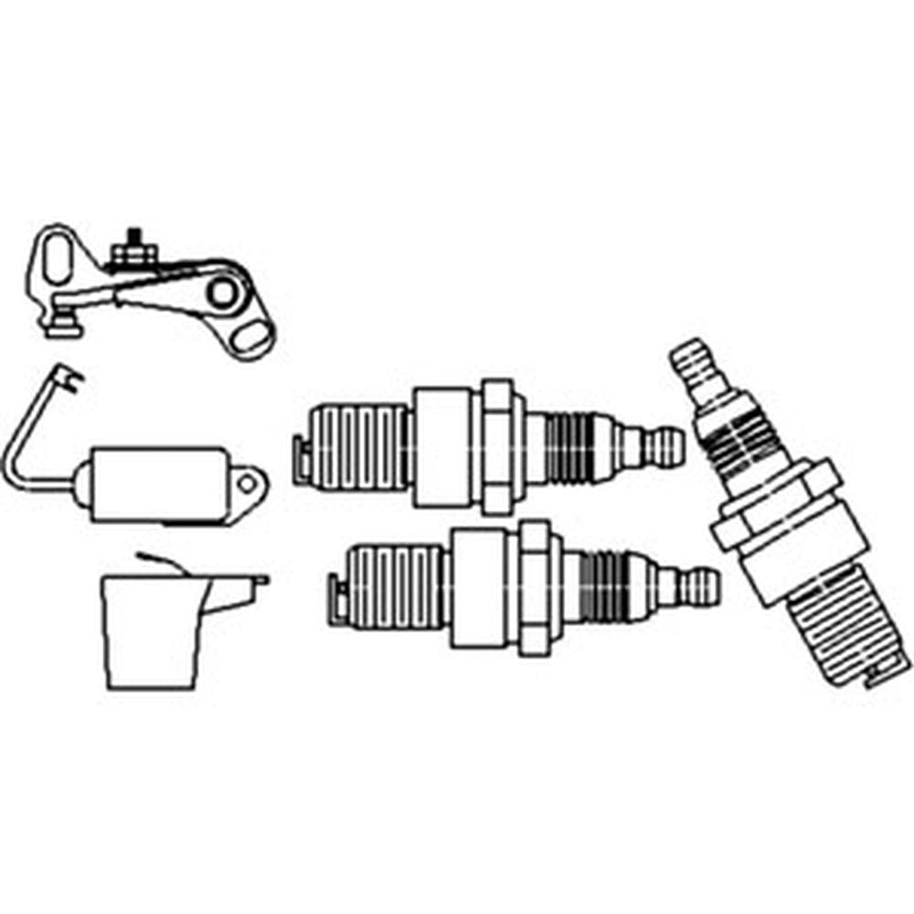 Basic Ignition Tune Up Kit 3 Cylinder Fits Ford 2000 2600 3000 3600 4000 309788