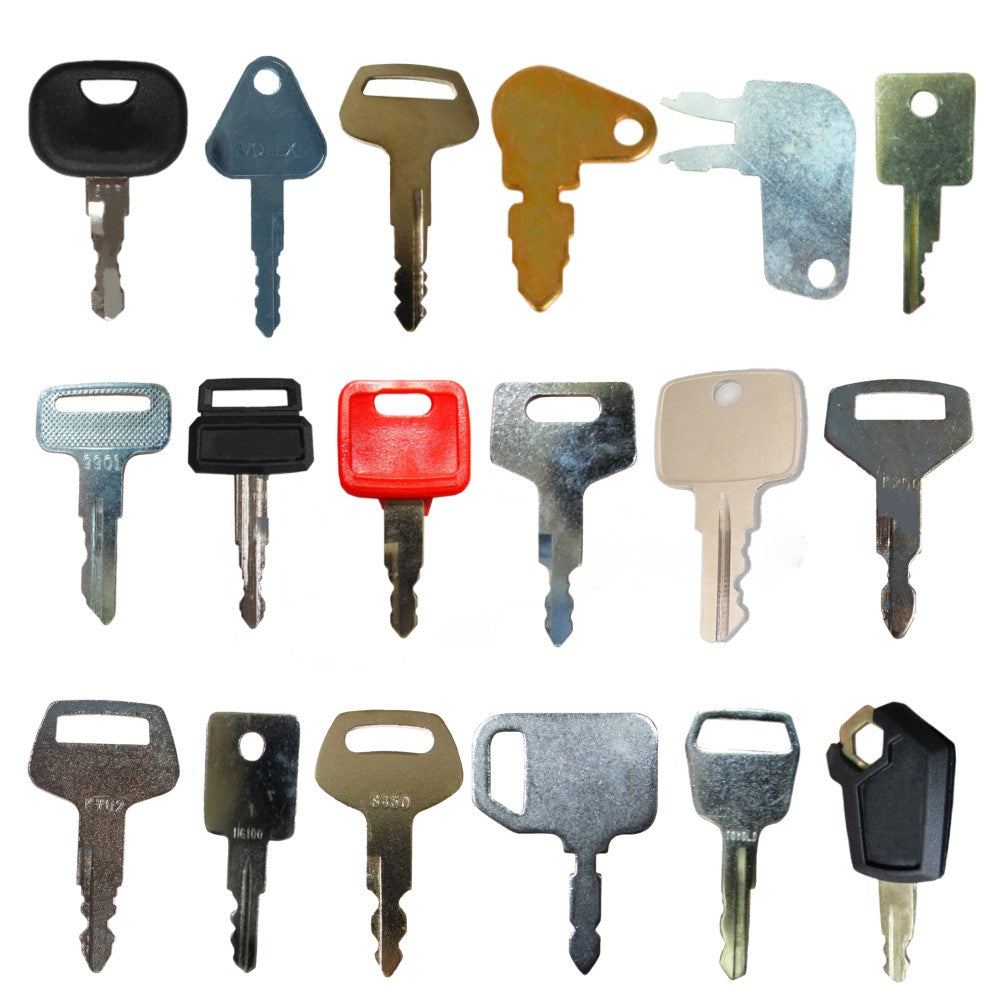 41 -Pc Heavy Equipment Ignition Key Set Fits Several Different Makes & Models