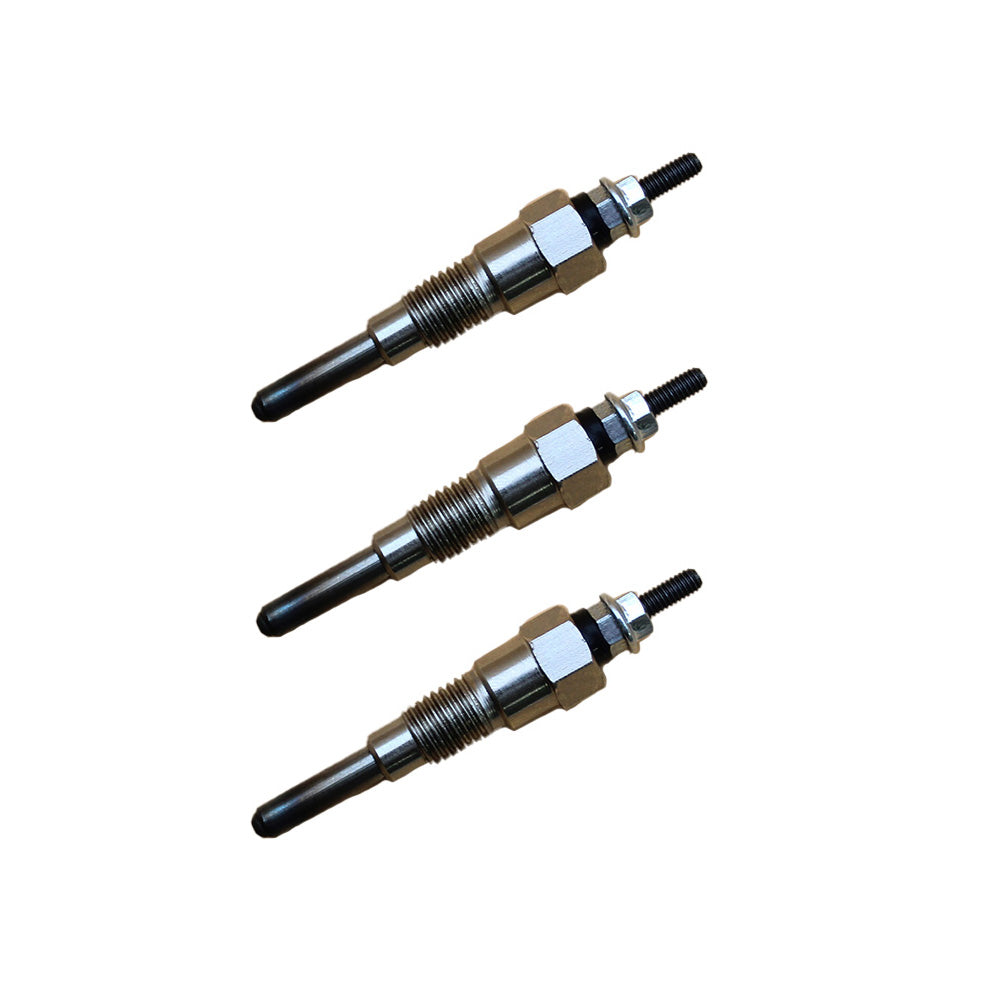 3 GLOW PLUGS Fits John Deere Fits JD 15 EXCAVATOR 2210 4010 4100 4110 670 770