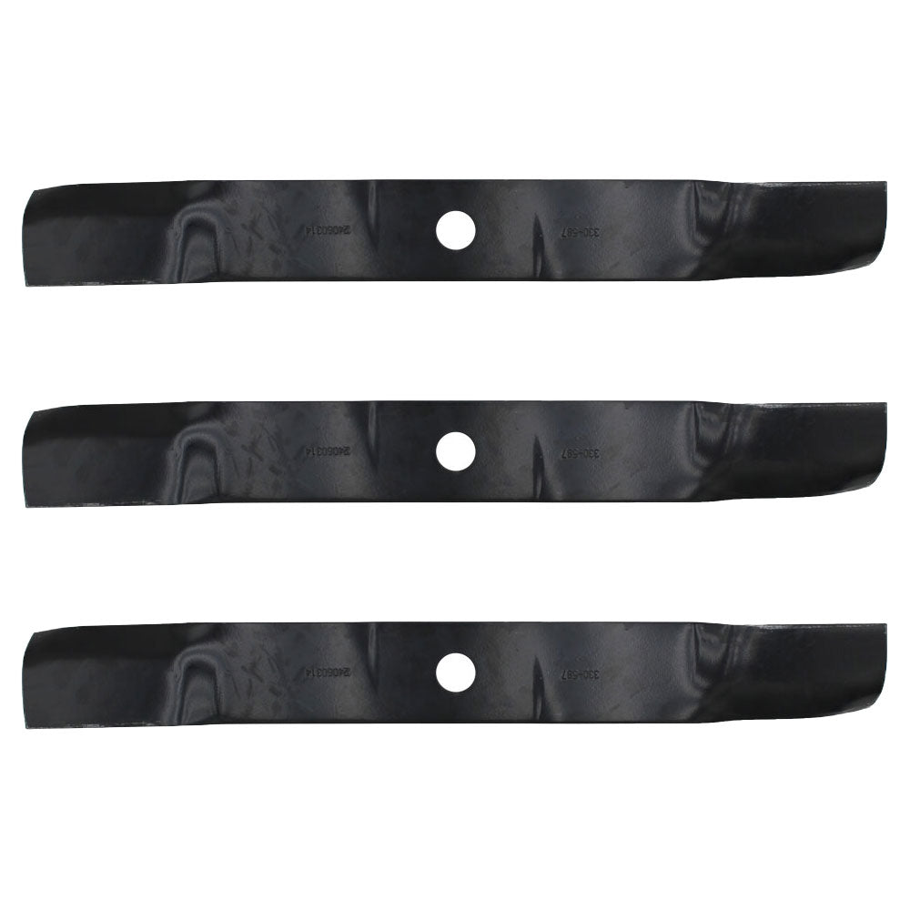(3) Mulching Mower Blades Fits John Deere 60" Zero Turn Z720A Z850A Z915B Z925M
