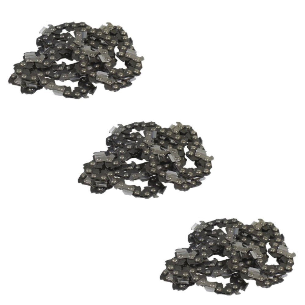 3 Pack 20" Full Chisel Chainsaw Chain Fits Husqvarna 455 Rancher - 3/8" .050" 72