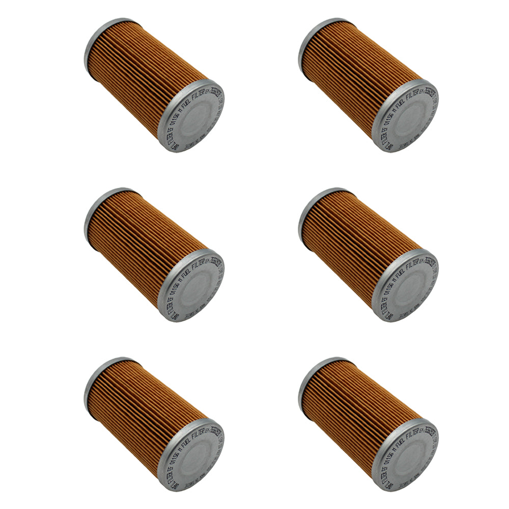 15521-43160 Qty 6: Fuel Filter Fits Kubota L2250 L235 L2550 L2650 L275 L2850