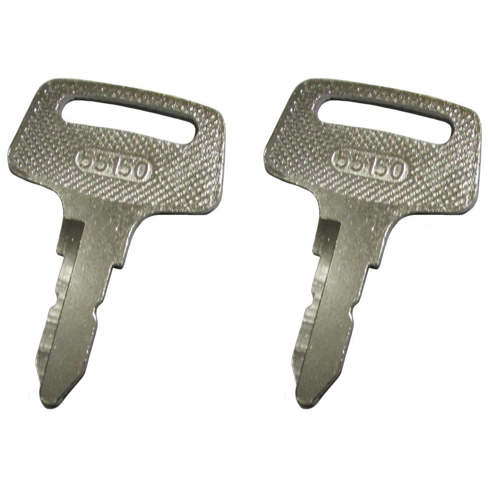 Qty 2: Ignition Key(s)
Fits Kubota Replaces 37410-55150