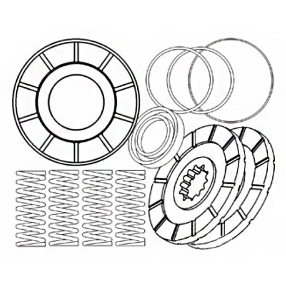 Brake Disc Kit Fits Case-IH 806 826 856 966 1026 1066 Hydro 100 Tractor
