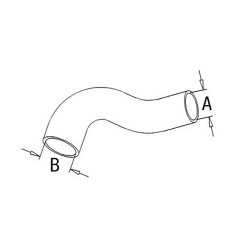 IHS4954-STR Upper Radiator Hose Fits International 454 464 484