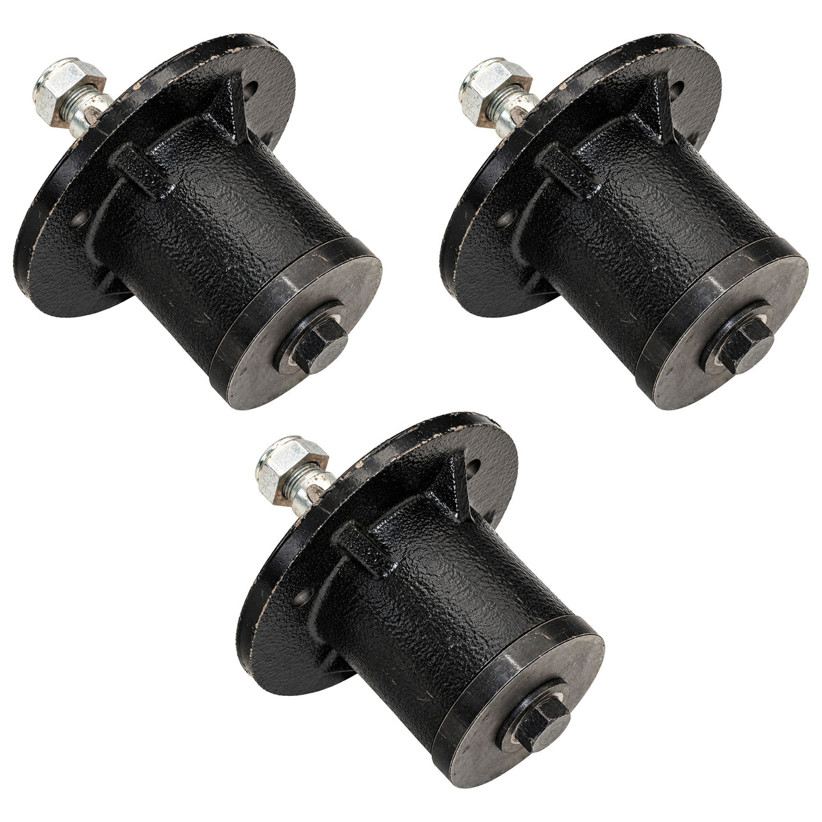 502303-NOPULLEY-AIC Mower Deck Spindle Set without Pulley (3 Pack)