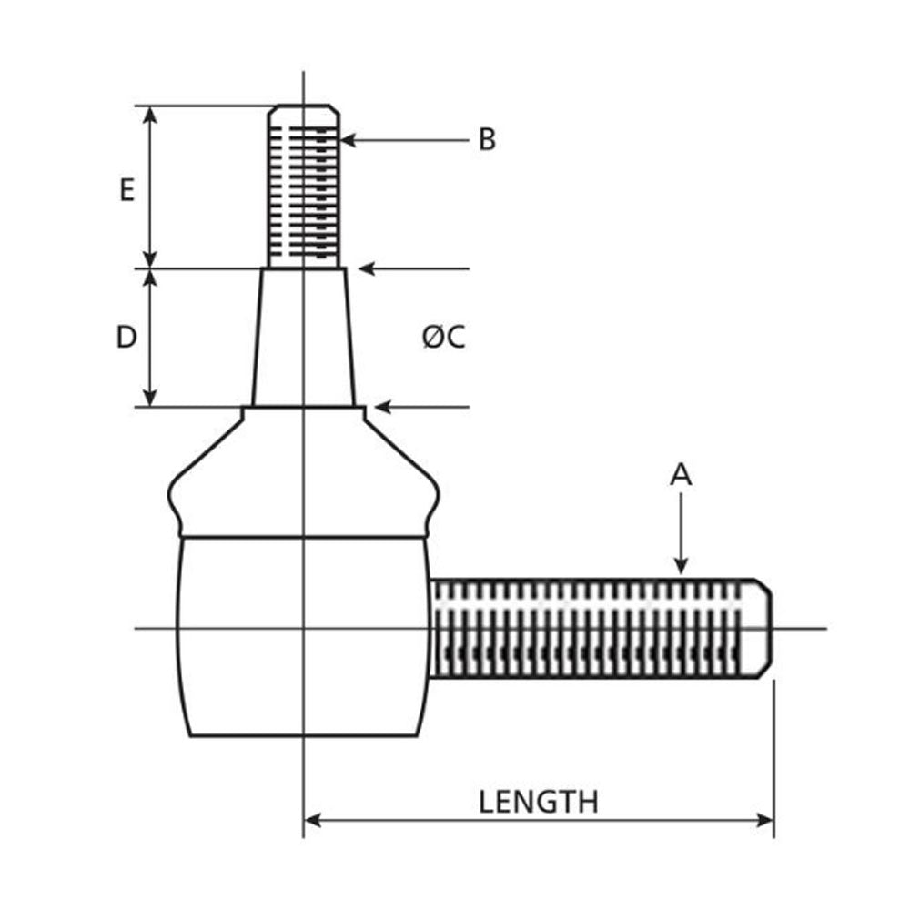 Tie Rod Fits Case/International Harvester Replaces agricultural