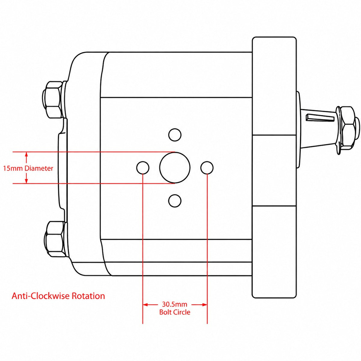 Hydraulic Pump Fits Universal Replaces PRD2217S