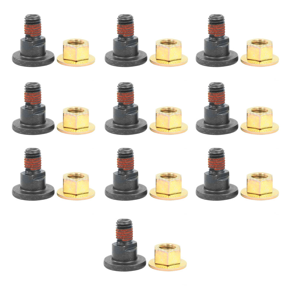 Qty 10: Disc Mower Blade Bolt & Nut
Fits John Deere Replaces 125445