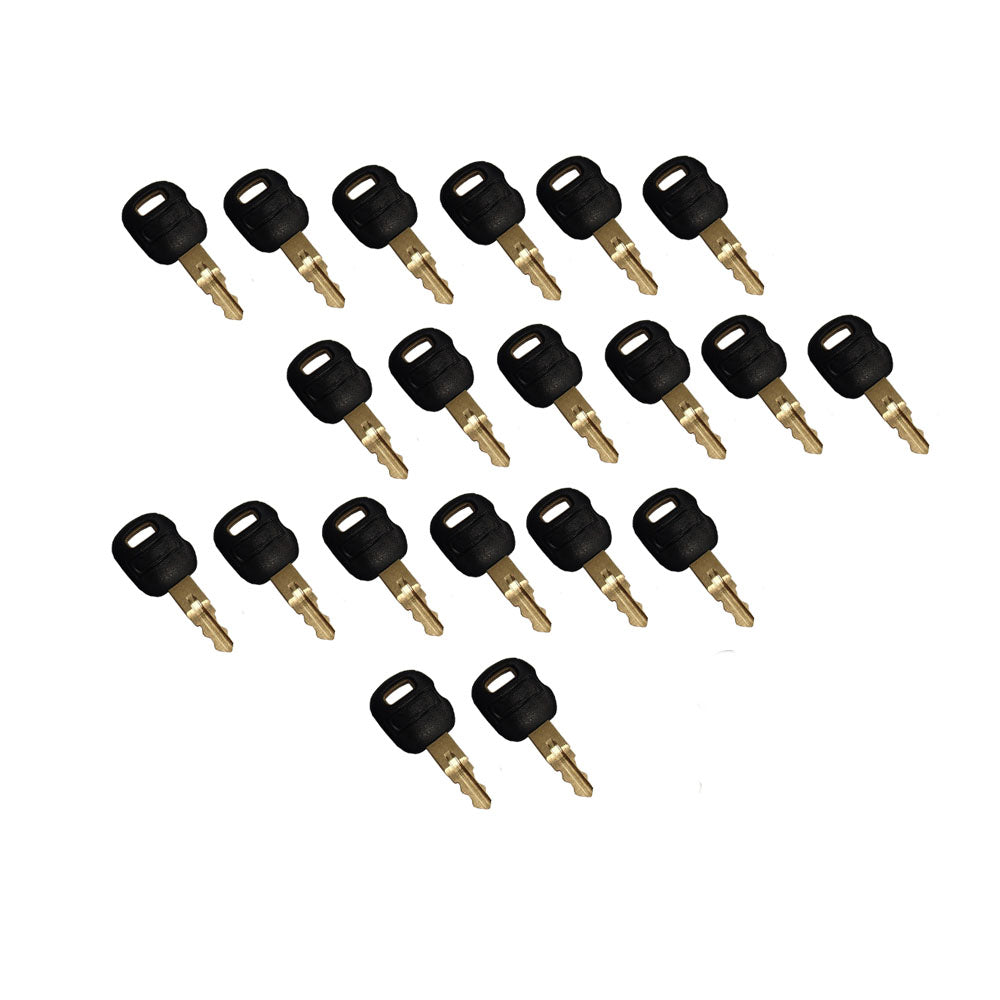 0310-072 Qty. 20: Key(s) - Old Style Fits Caterpillar 10 10-20B 10-20WB 10B 10C