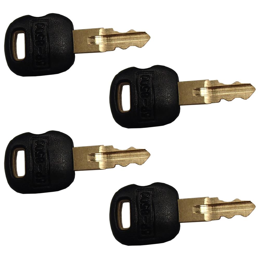 0310-072 Qty. 4: Key(s) - Old Style Fits Caterpillar 10 10-20B 10-20WB 10B 10C