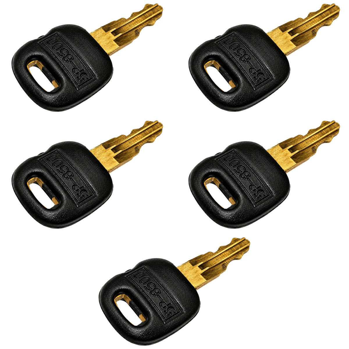 0310-072 Qty. 5: Key(s) - Old Style Fits ASV