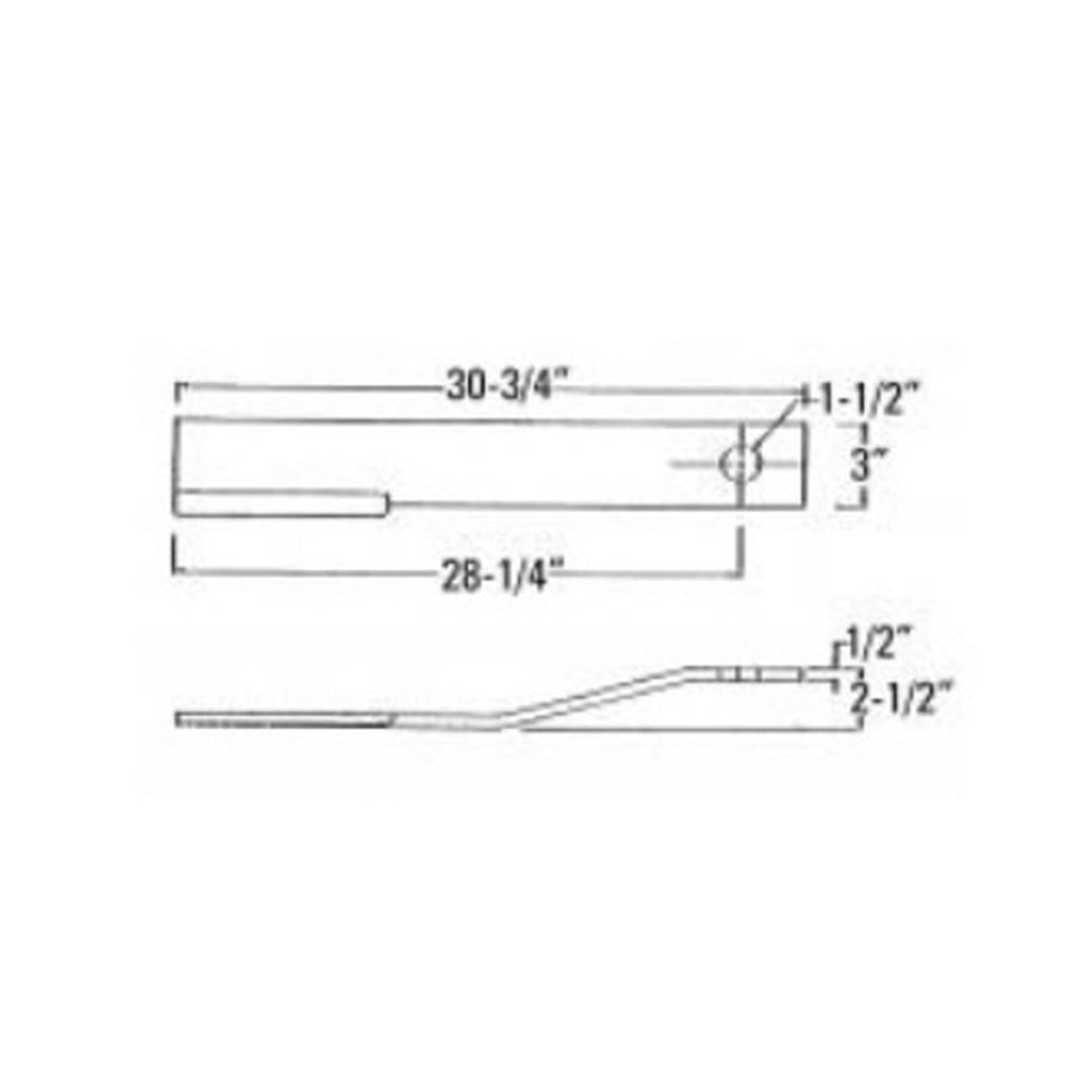 Blade 67327BH fits Bush Hog SQ72 SQ722 SQ723