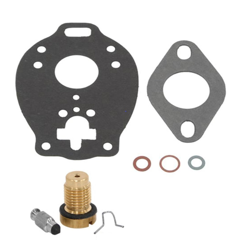 Carburetor Gasket Kit w/ Float Valve Fits Ford/New Holland Replaces 9N9502