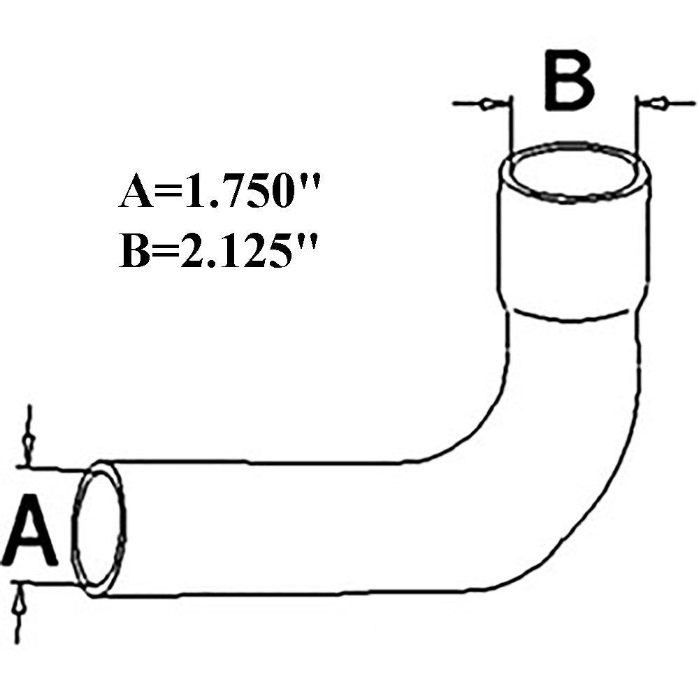 243014 Upper & Lower Radiator Hose Set Fits Allis Chalmers