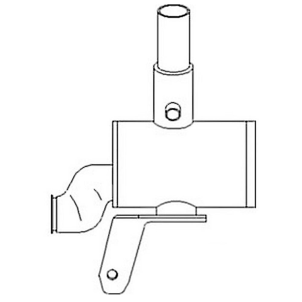 Muffler Fits Ford/New Holland Replaces 81866199