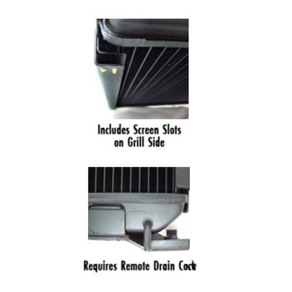 86402723 Radiator - Remote Drain Fits Case/International Harvester D25 D29 D33