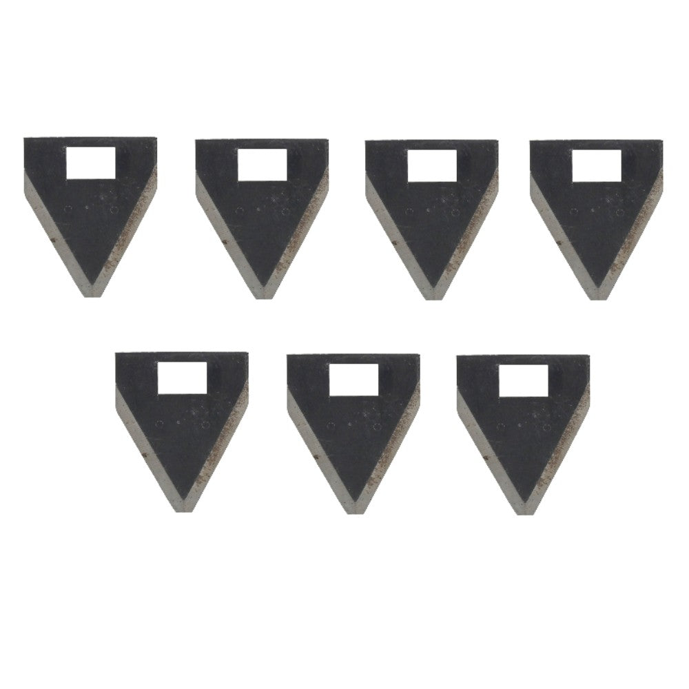 Seven Aftermarket Straw Chopper Knife Sections For Case/IH Combines 7120 AFX801