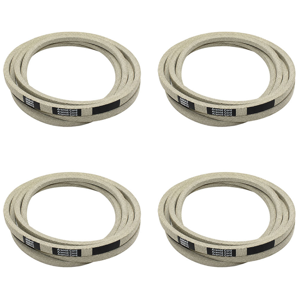 88843 QTY 4: Drive Belt Fits BUSH HOG ATH720 FTH720 TD-1500 TD-1700