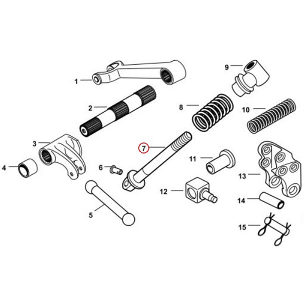 181052M1 Draft Control Plunger Fits Massey Ferguson