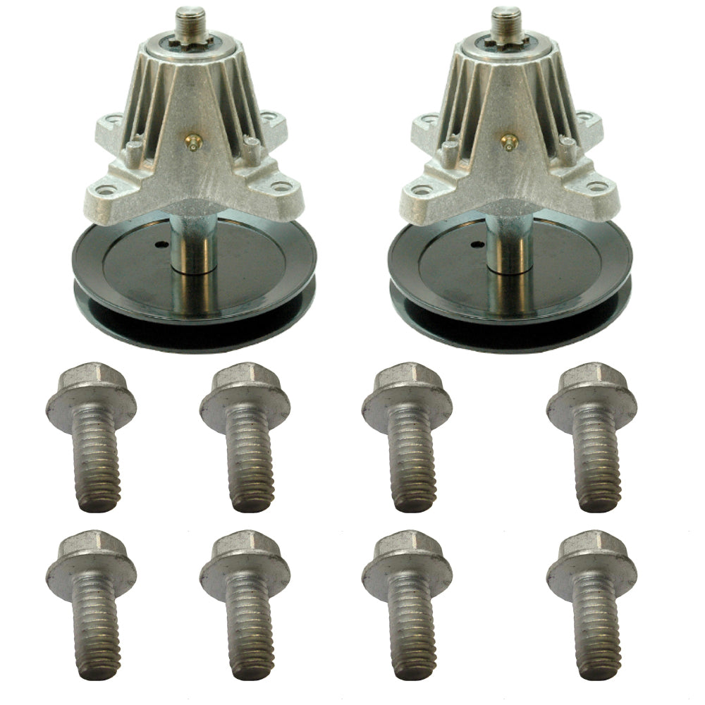 2Pk Spindle Assembly Fits MTD 918-06991 Fits Troy-Bilt 42" Deck T1000 618-06991