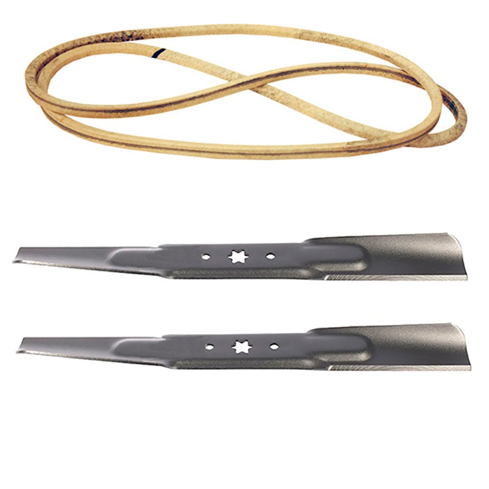 490-110-C108 Mower Deck Belt and Blade Set Fits Troy Bilt 13A277BS066 PONY 42T
