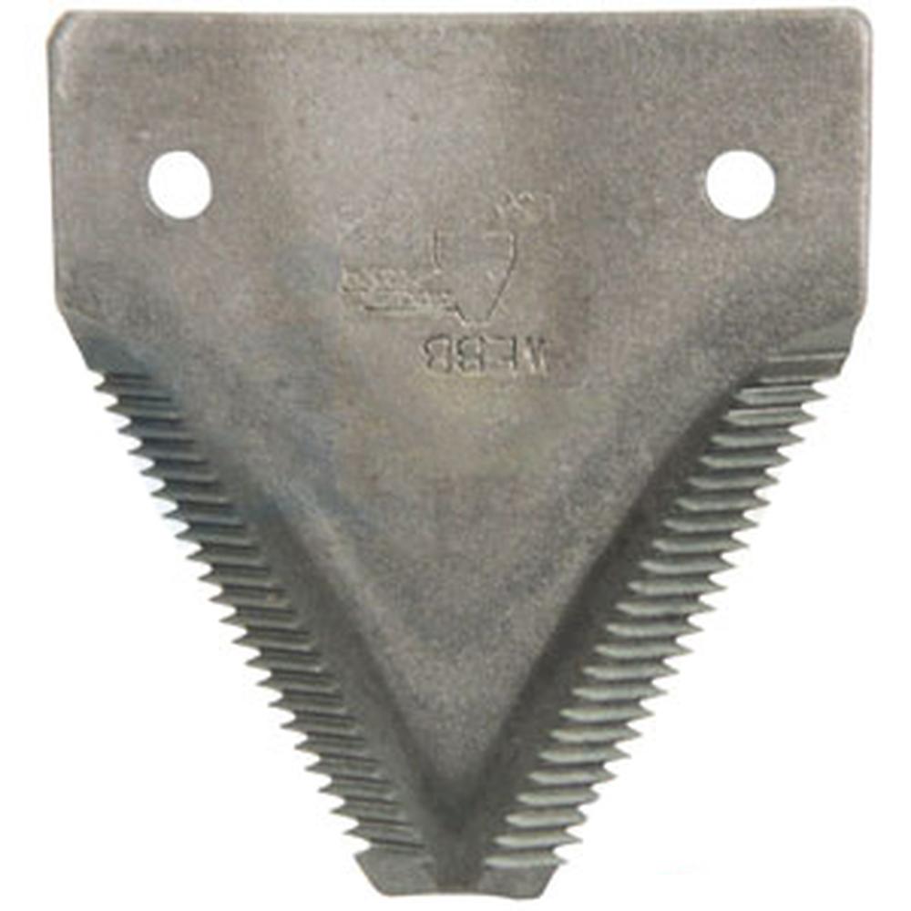 A-211-362-AI black 12ga top serrated, 3" W/ 2.06" hole spacing