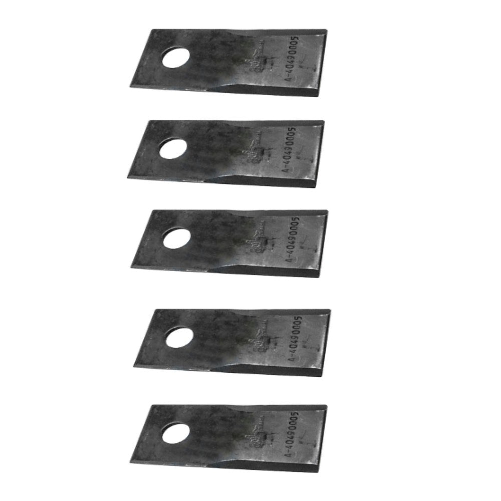 Qty 5: Disc Mower Blade - RH Fits Fort Replaces 40490005