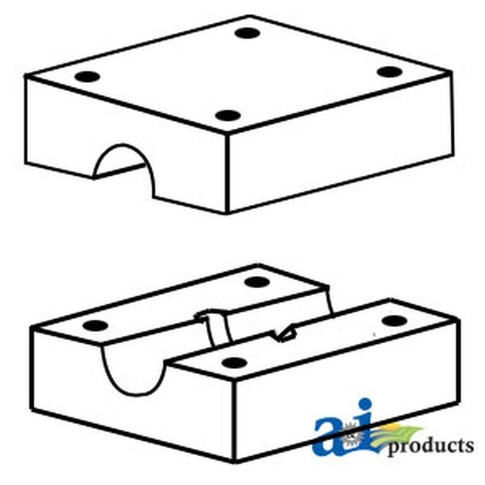 Walker Wood Block Fits Gleaner Replaces 71308646