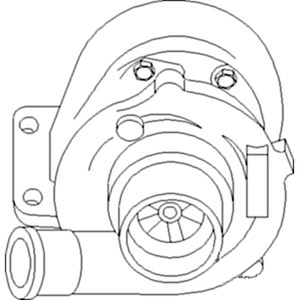 TURBOCHARGER Fits International TRACTOR 1586D 3388 DT-436 A44052 409570-9016 NEW