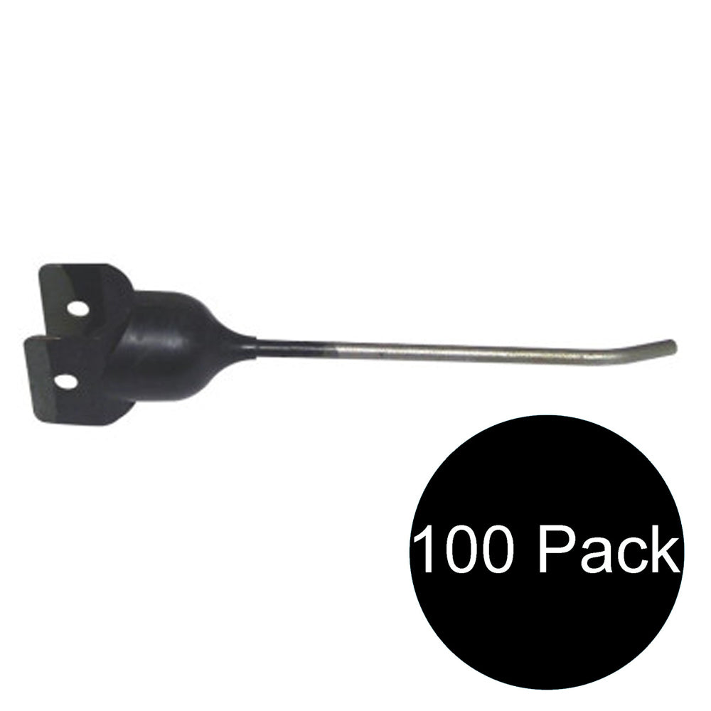 96R4 Qty 100: Rubber Mount Rake Tooth Fits John Deere 54 64 650 652 660 662 670