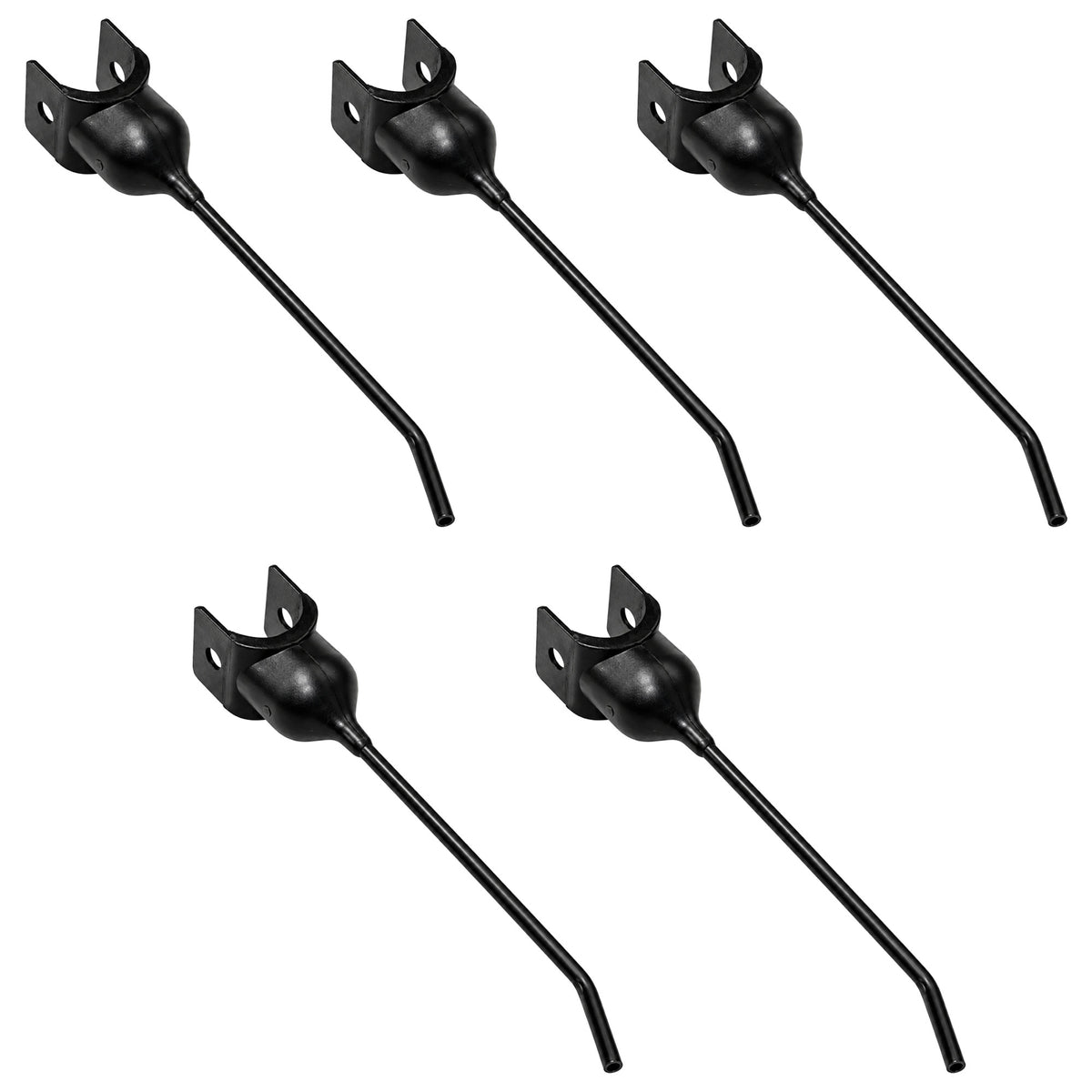 Qty 5: Rubber Mount Rake Tooth Fits John Deere Replaces 96R4