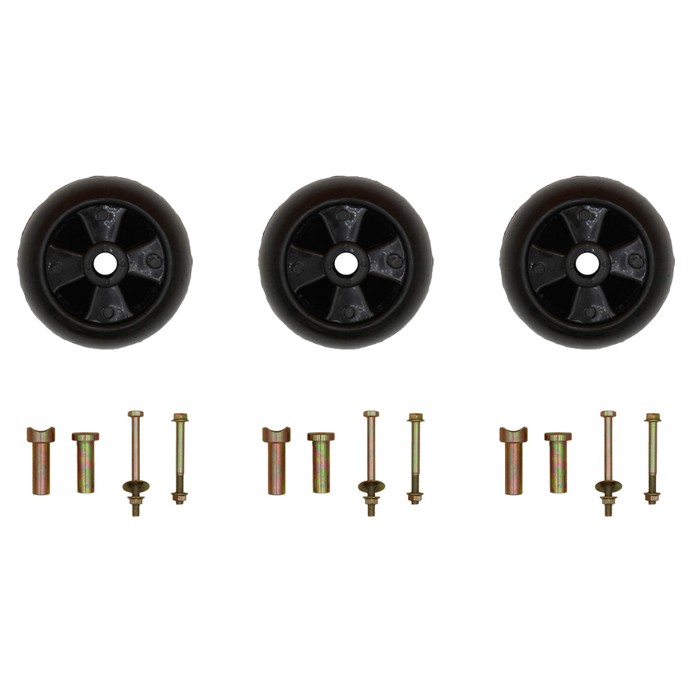 AM-116299 Qty 3: Deck Wheel Kit Fits John Deere 130 140 160 165 170 175 180 185