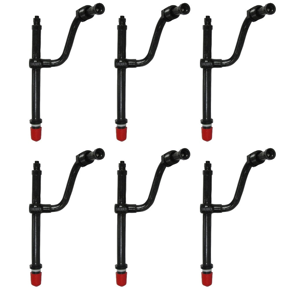 6 FUEL PENCIL INJECTION INJECTORS Fits John Deere Fits JD INDUSTRIAL 500C 510