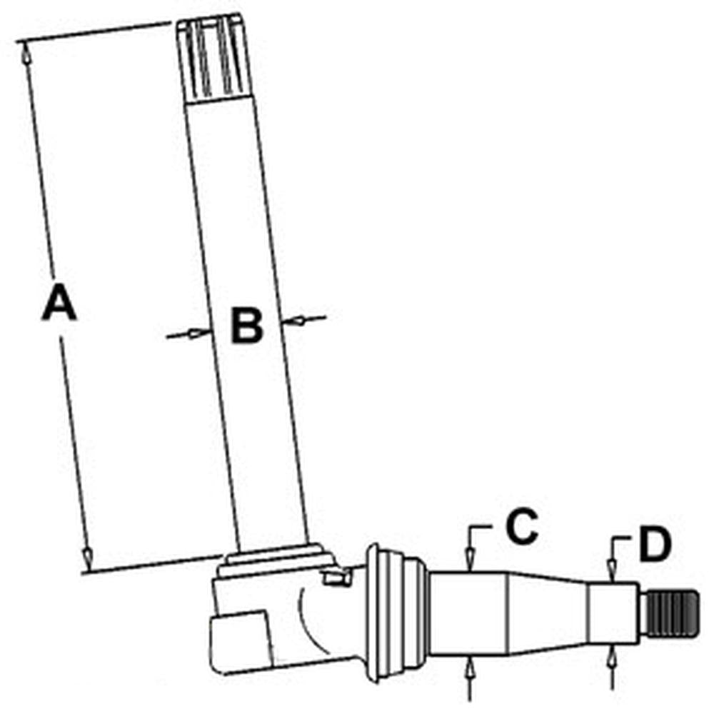 Spindle - RH/LH Fits John Deere 2950 2350 2040 2750 2550 2140 2755 2355 2940 255